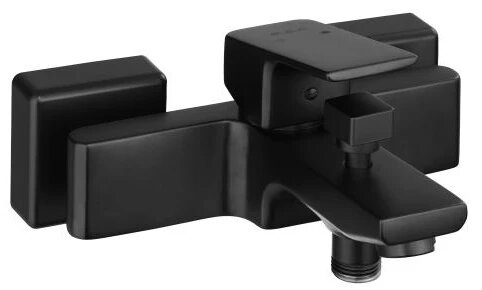 Смеситель для ванны E.C.A Tiera 102102469C1EX черный матовый