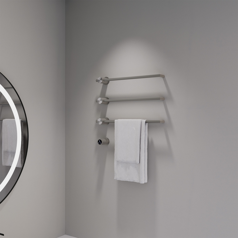 Полотенцесушитель электрический ABBER Charme AH4003BST сталь брашированная