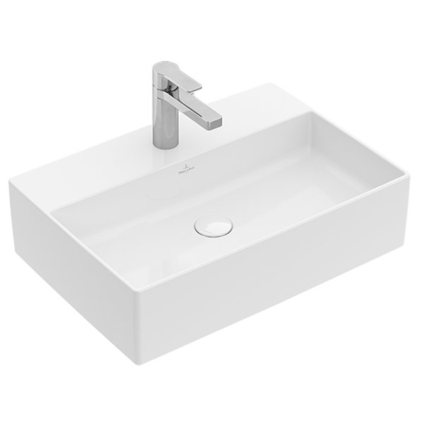 Раковина накладная 60см Villeroy & Boch Memento 2.0 4A076001 Альпийский белый