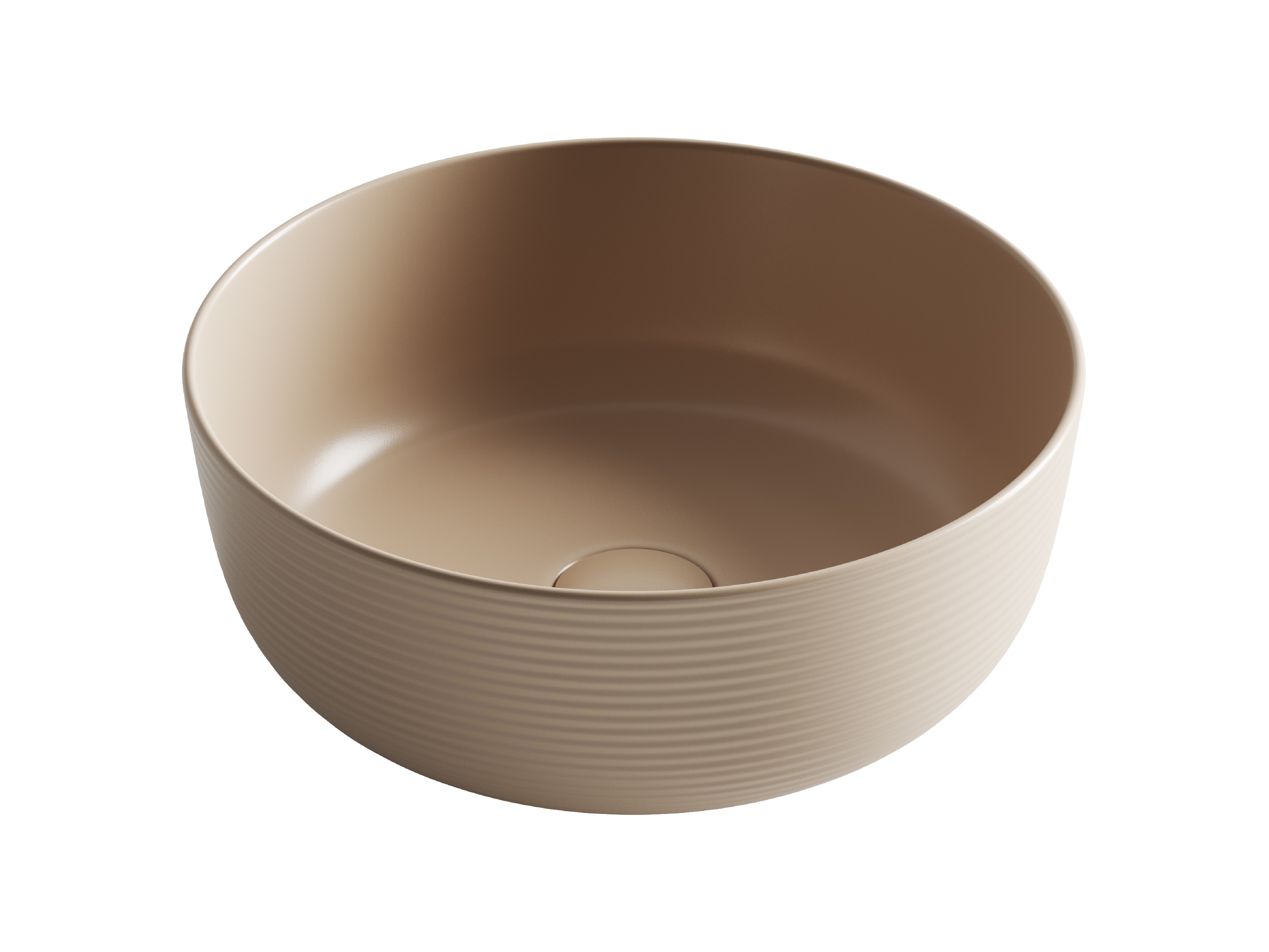 Раковина накладная 35см Ceramica Nova Element CN6073MC капучино матовый