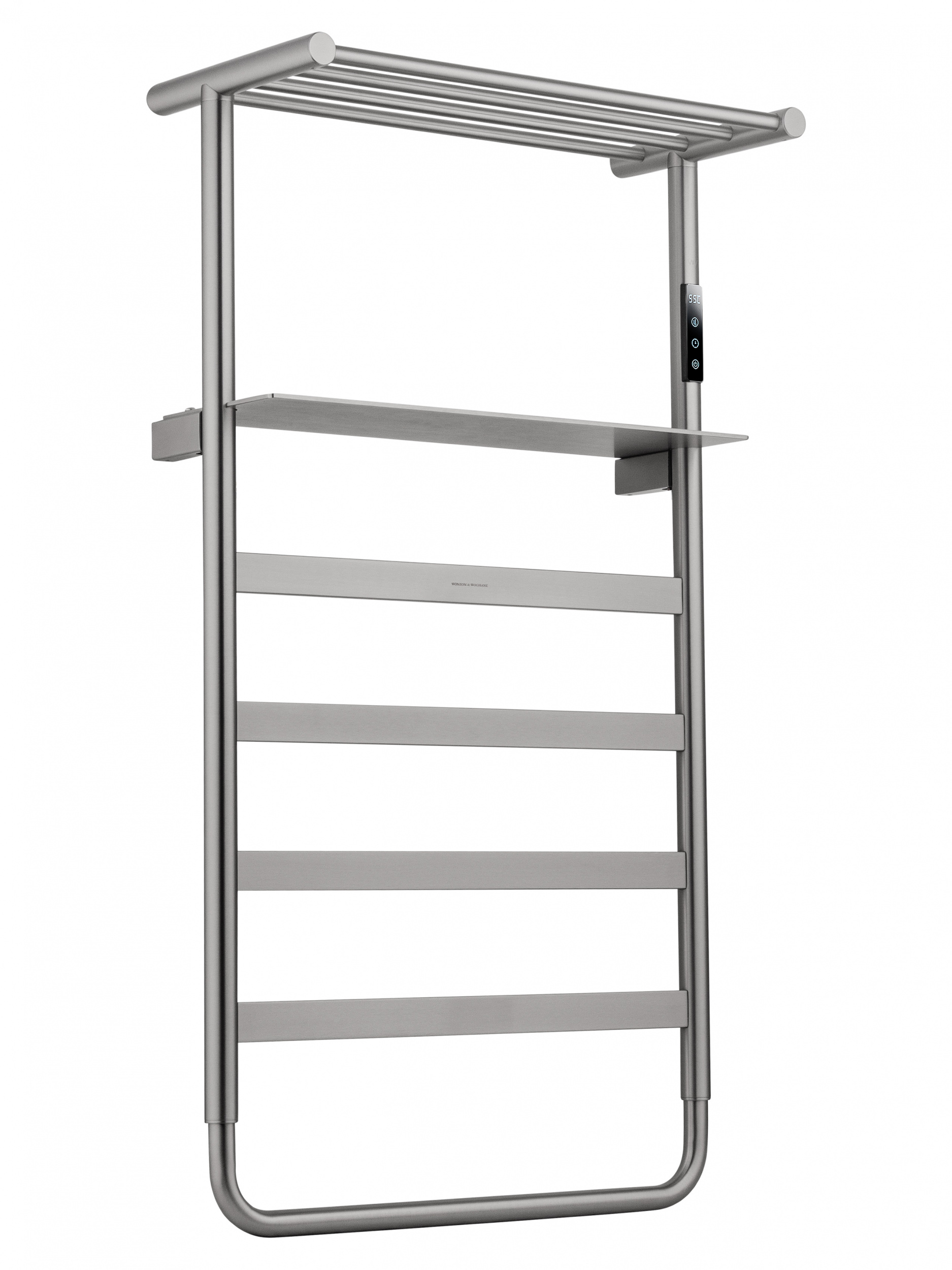 Полотенцесушитель электрический WONZON & WOGHAND DÜSSELDORF, Брашированный никель (WW-A208-BR)