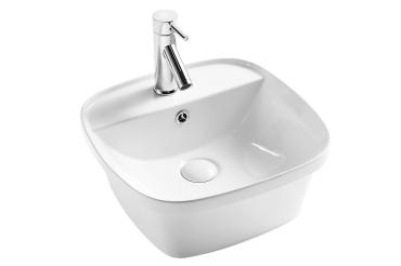 Раковина накладная 43см D&K Quadro DT1510916 белый