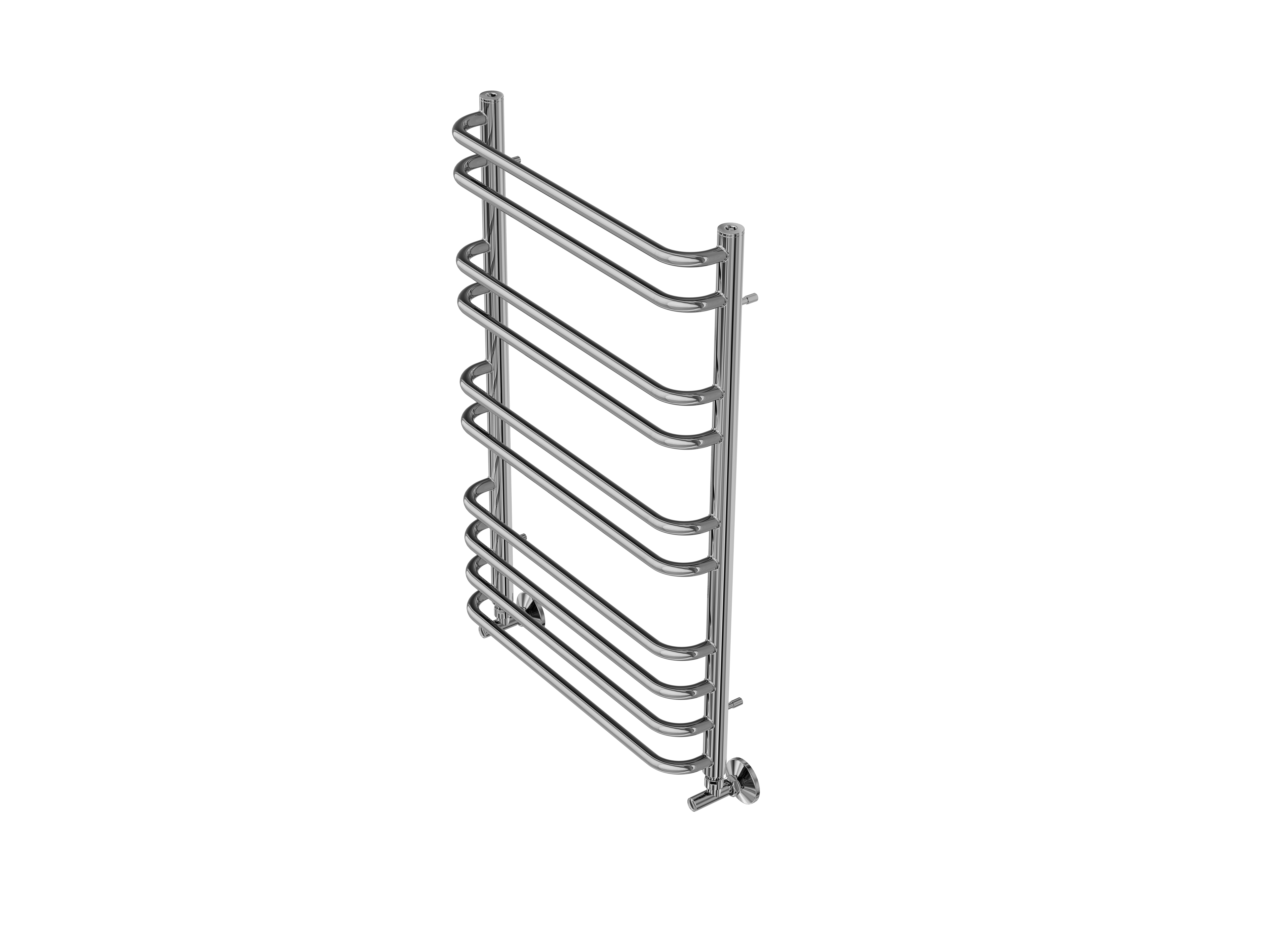 Полотенцесушитель водяной Aquatek Пандора AQ RRС1080CH 80х50 хром