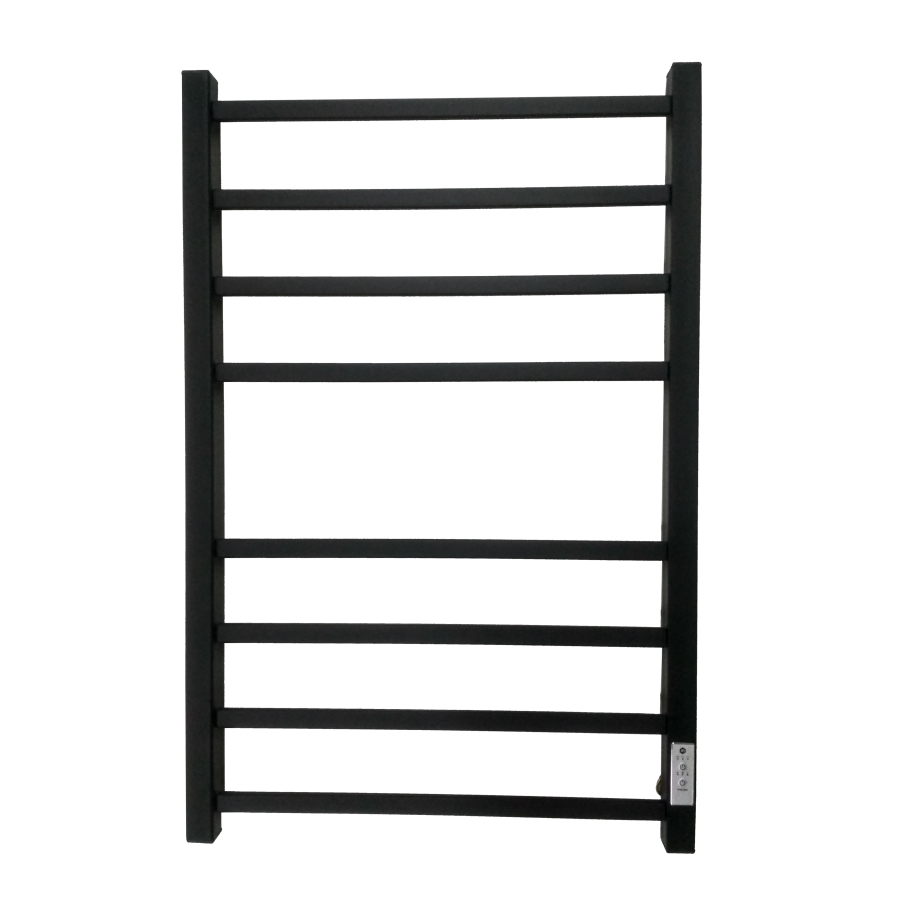 Полотенцесушитель электрический Маргроид Вид 81-10 профильный 80х50 черный матовый