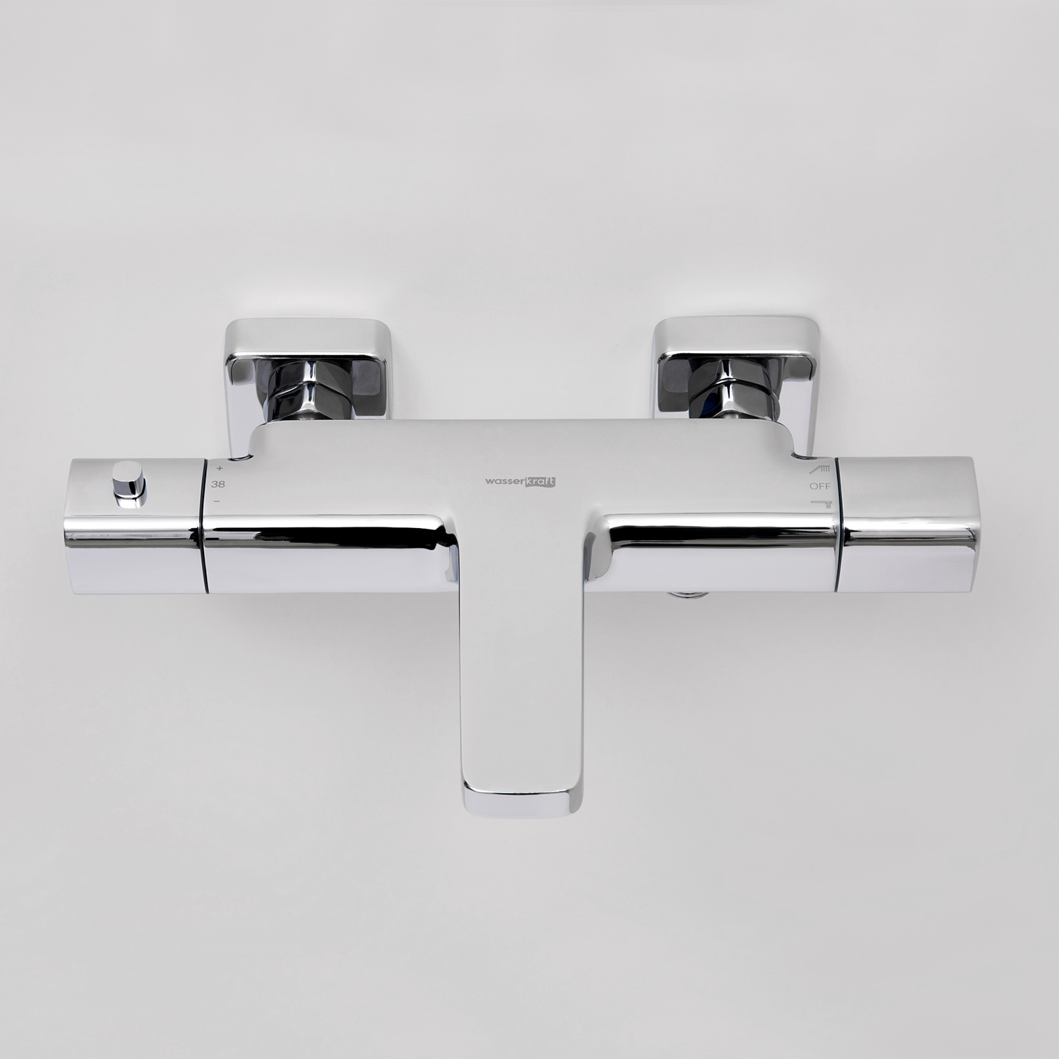 Термостат для ванны с душем WasserKraft Naab 8611 хром