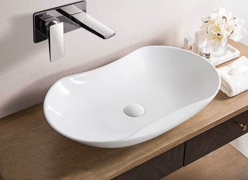 Раковина накладная 66.5см Gid N9175 белый