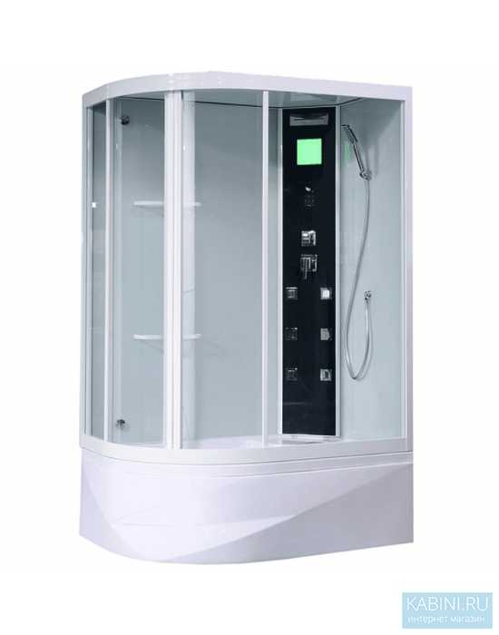 Душевая кабина Orans 86155R0 130x90x220 профиль белый, стекло прозрачное