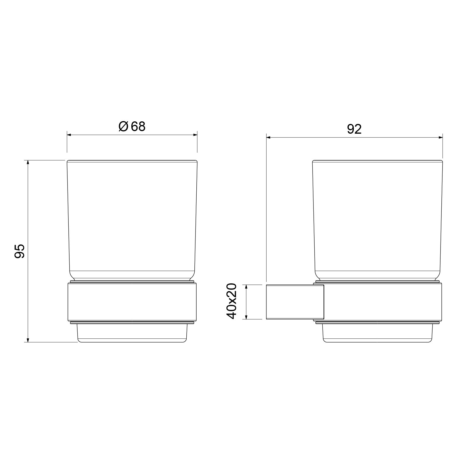 Стакан для ванной Timo Luiro 18531/17 золото матовое