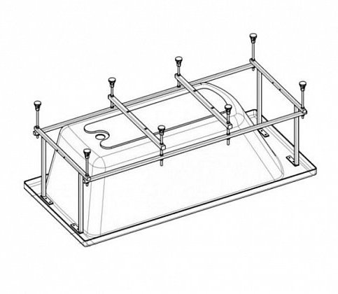 Монтажный набор для ванны Roca Uno 160 ZRU9302875