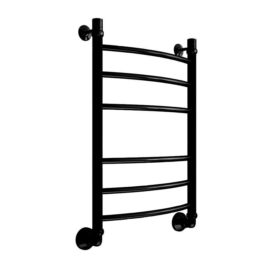 Полотенцесушитель водяной Маргроид Вид 5 60х50 черный матовый