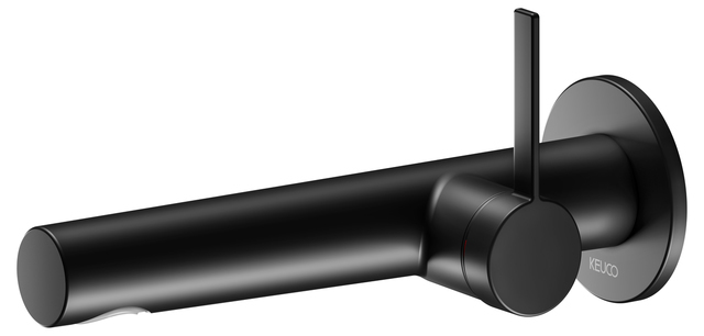Смеситель для раковины (вылет 20см) Keuco IXMO 59516371101 черный матовый