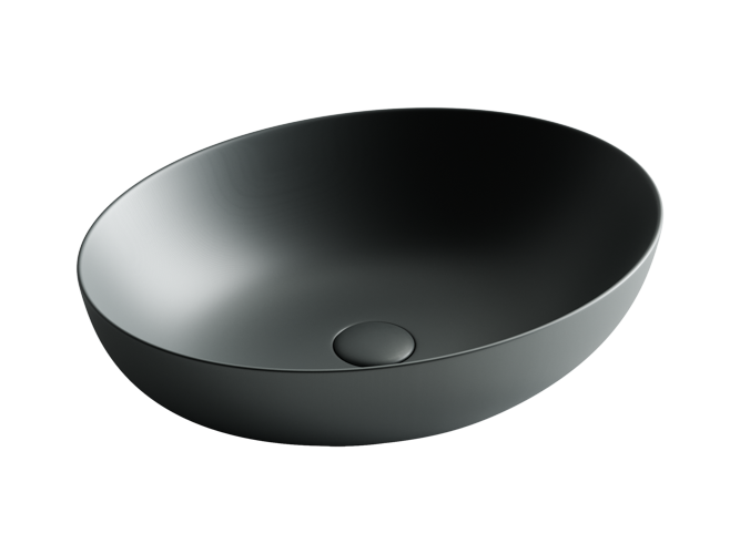 Раковина накладная 52см Ceramica Nova Element CN6017MDH антрацит матовый