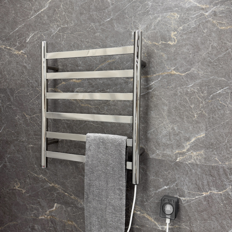 Полотенцесушитель электрический Fixsen TECHNO 600х500 FX-7300, хром