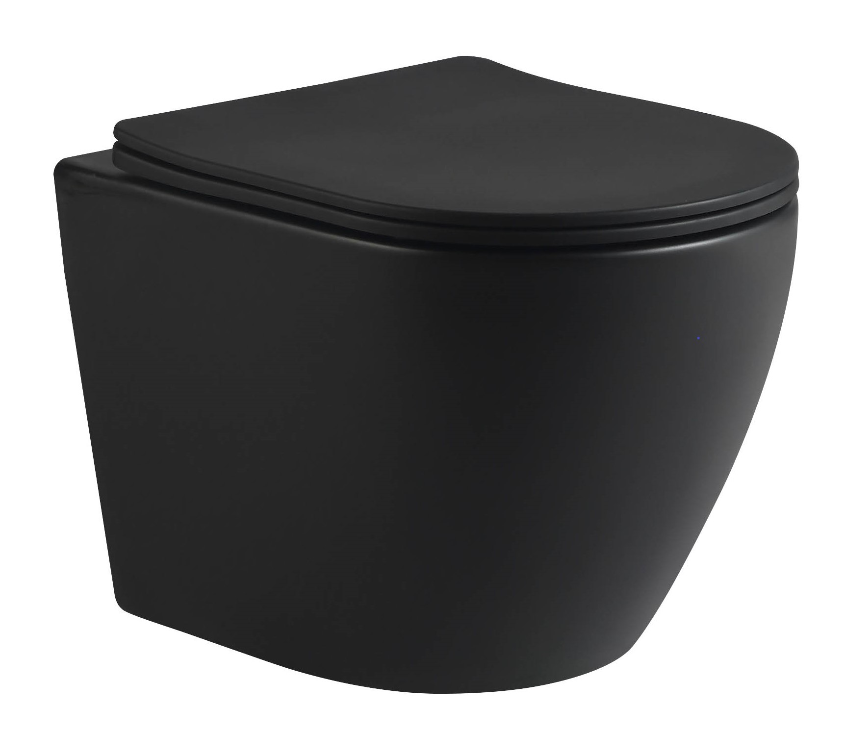 Унитаз подвесной Santiline Торнадо SL-5025MB черный матовый