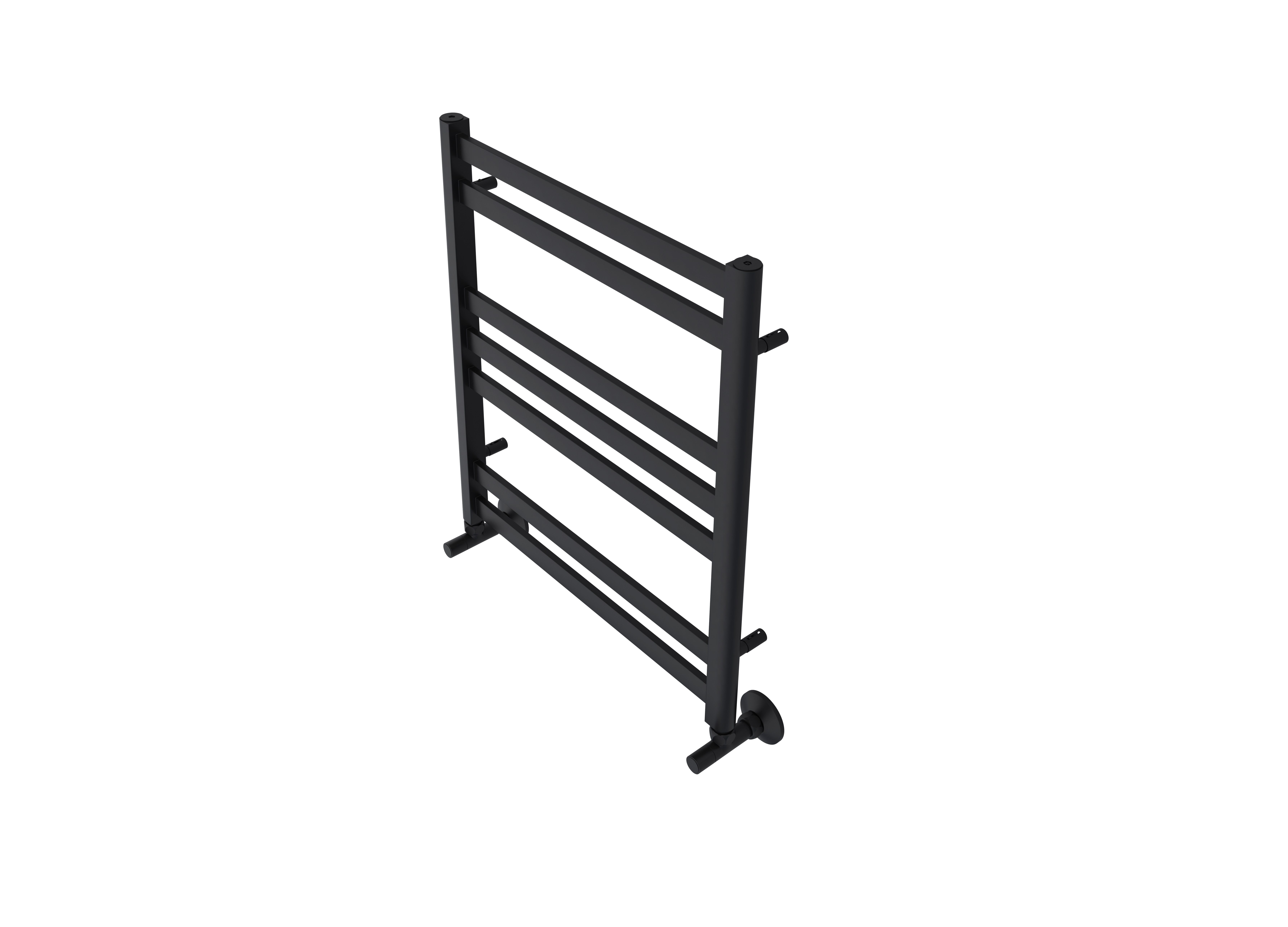 Полотенцесушитель водяной Aquatek Сириус AQ DP0760BL 60х50 черный муар