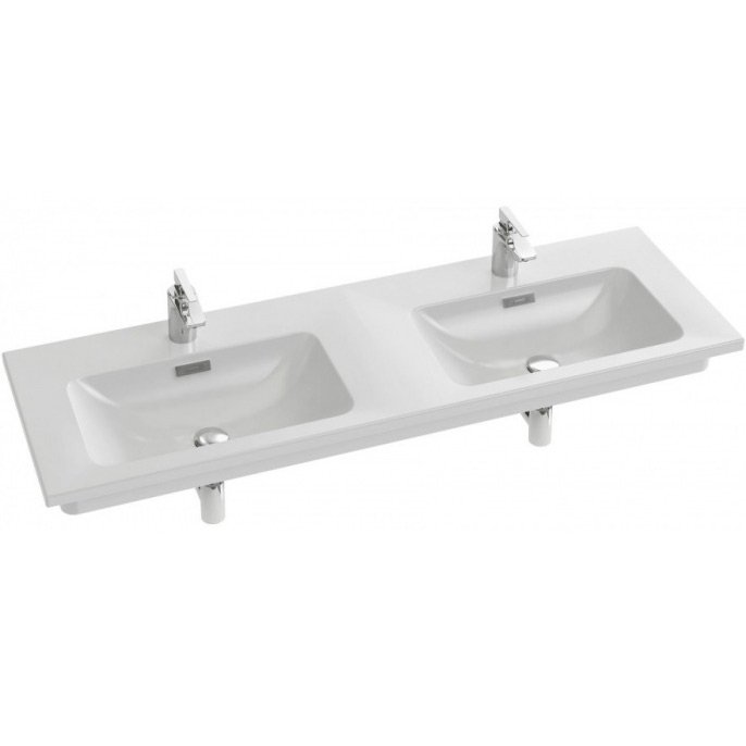 Раковина Jacob Delafon Vox 140 EXAA112-00 двойная Белая