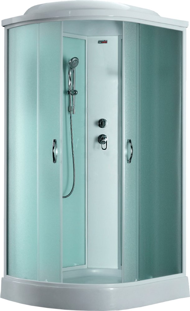 Душевая кабина Timo Eco TE-0702 R P 120x80x215 профиль белый, стекло рифленое