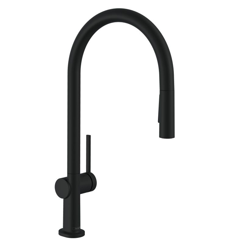 Смеситель для кухни Hansgrohe Talis M54 72801670 черный матовый