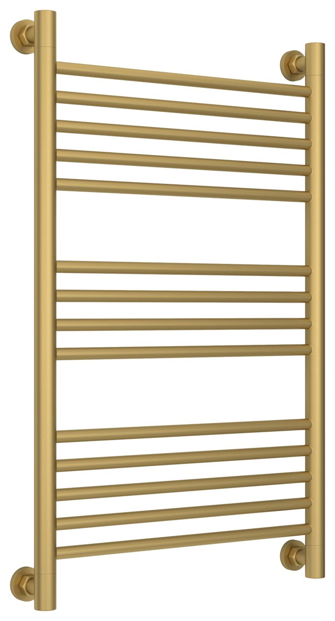 Полотенцесушитель водяной Сунержа Богема+ 80х50 перемычка выгнутая, золото матовое