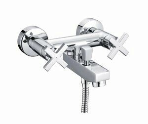 Смеситель для ванны с душем WasserKraft Weser 7801 хром