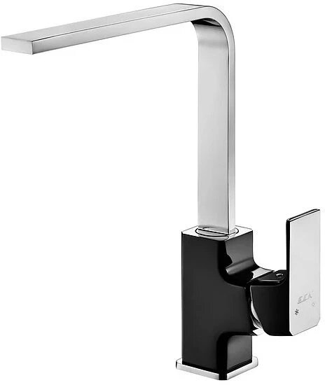 Смеситель для кухни E.C.A Tiera 103518123EX черный/хром