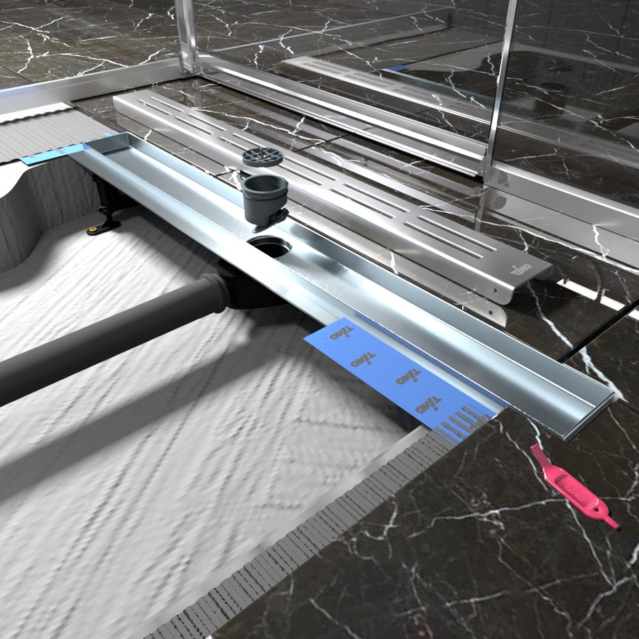 Душевой лоток TIMO Drain Protect DP20800-DG20800, сатин