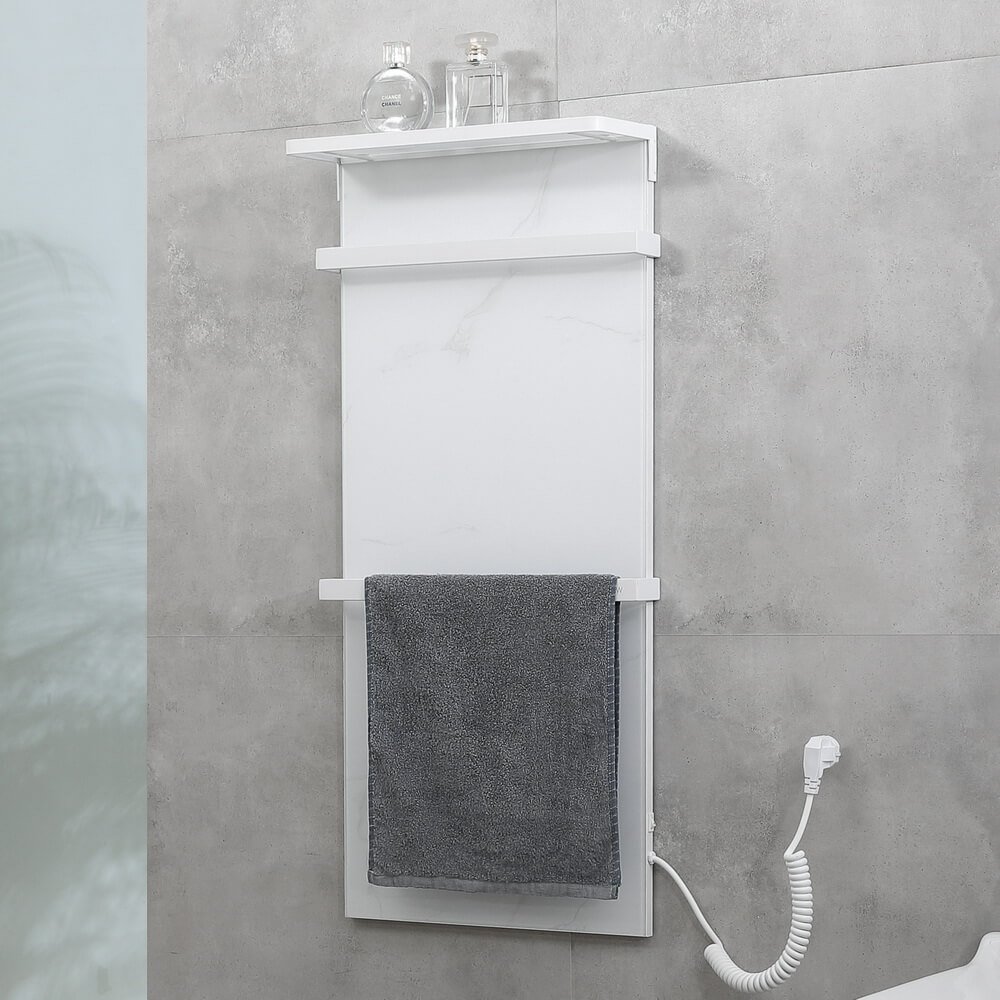 Полотенцесушитель электрический Black&White N-388WM 89.9х40 белый матовый