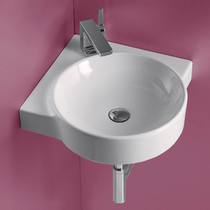 Раковина Simas Flow FL 24 с 1 отверстием под смеситель