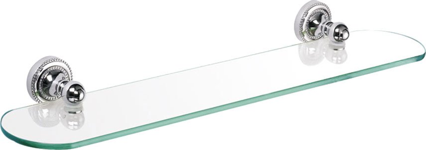 Стеклянная полка Fixsen Style FX-41103 Хром