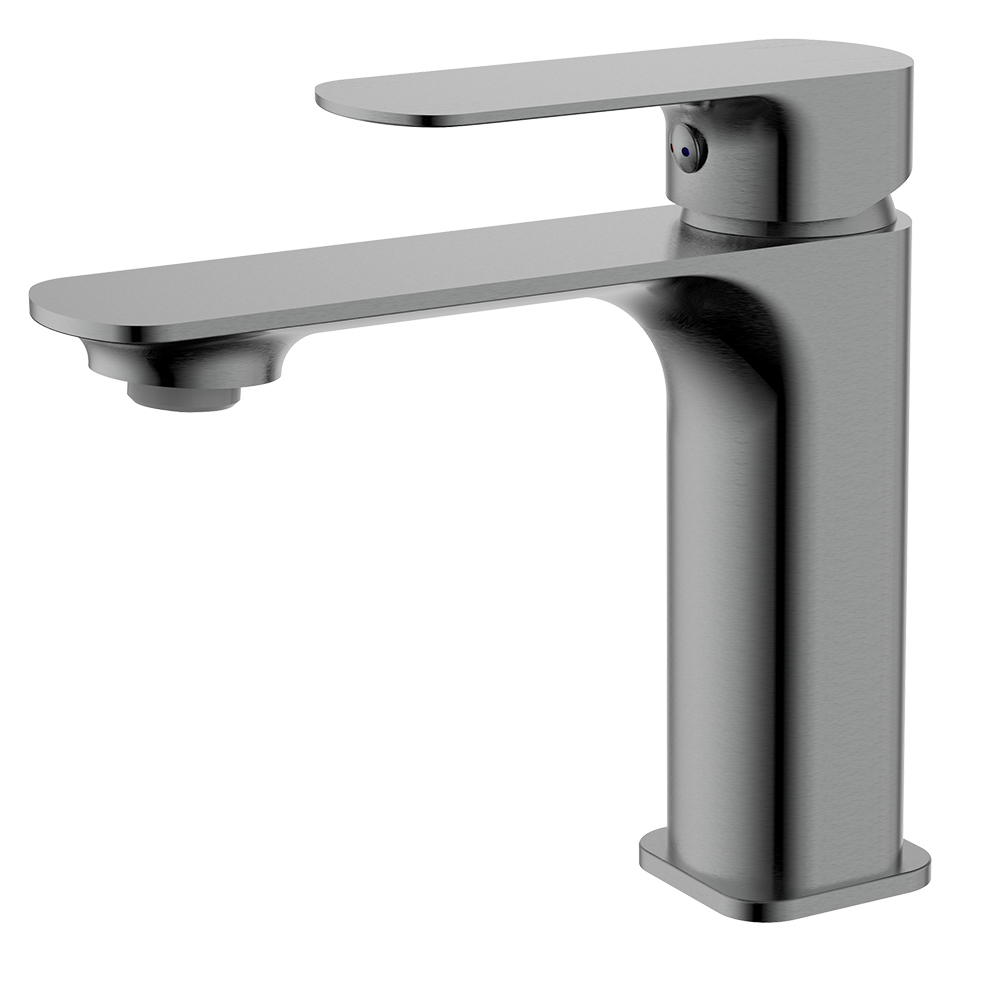 Смеситель для раковины AQUAme Monza AQM6310GM вороненая сталь