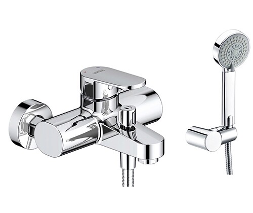 Смеситель для ванны с душем WasserKraft Donau 5301 хром