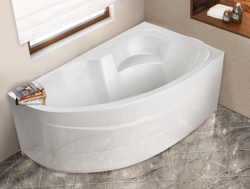 Ванна акриловая правосторонняя Эльба Relisan EcoPlus Гл000023039, 170х100