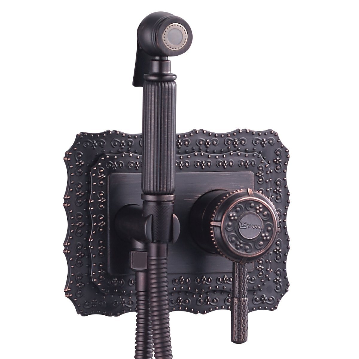 Смеситель для биде Lemark Jasmine  LM6619ORB черная бронза