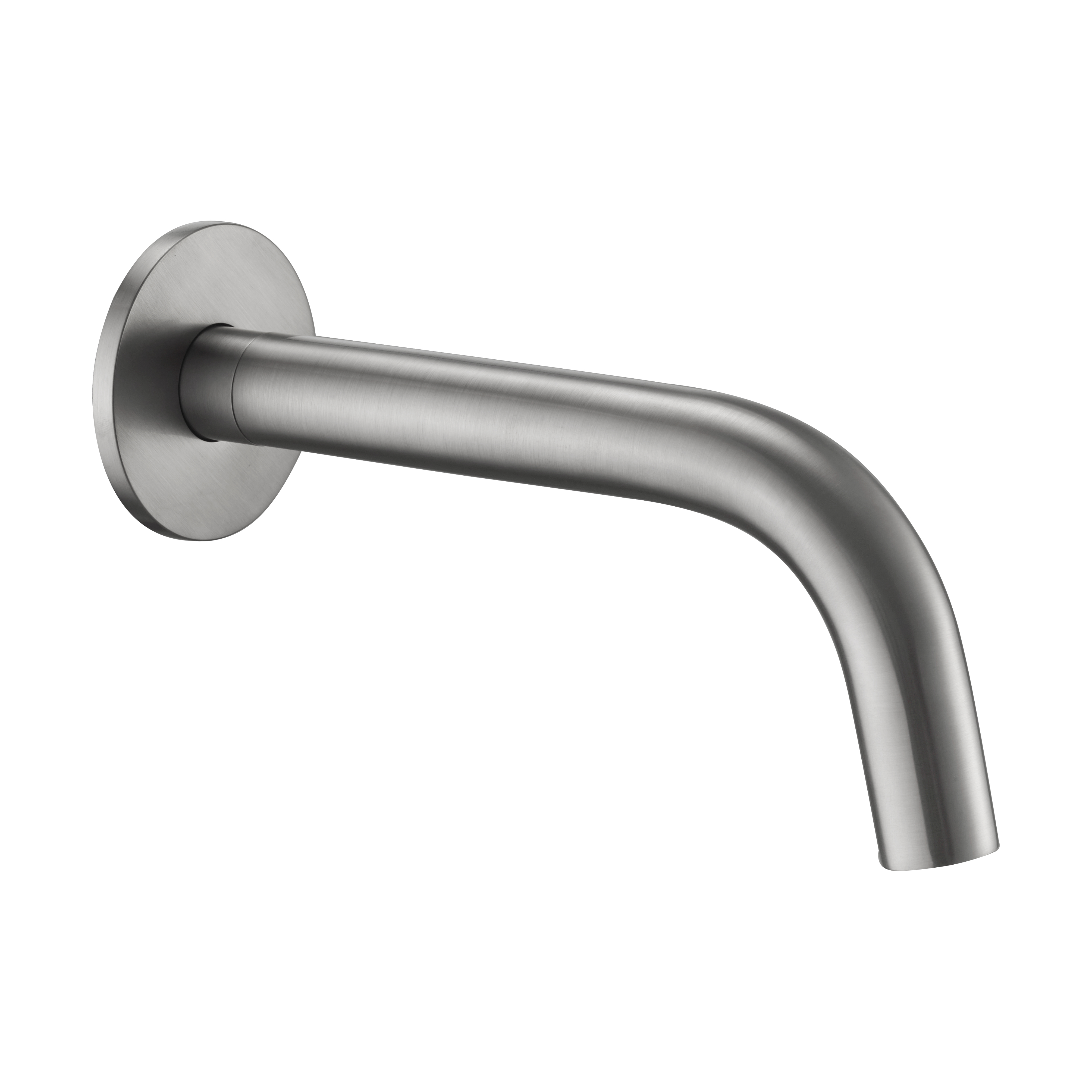 Излив для ванны 20см Benesque Lumiere 11010502 никель брашированный