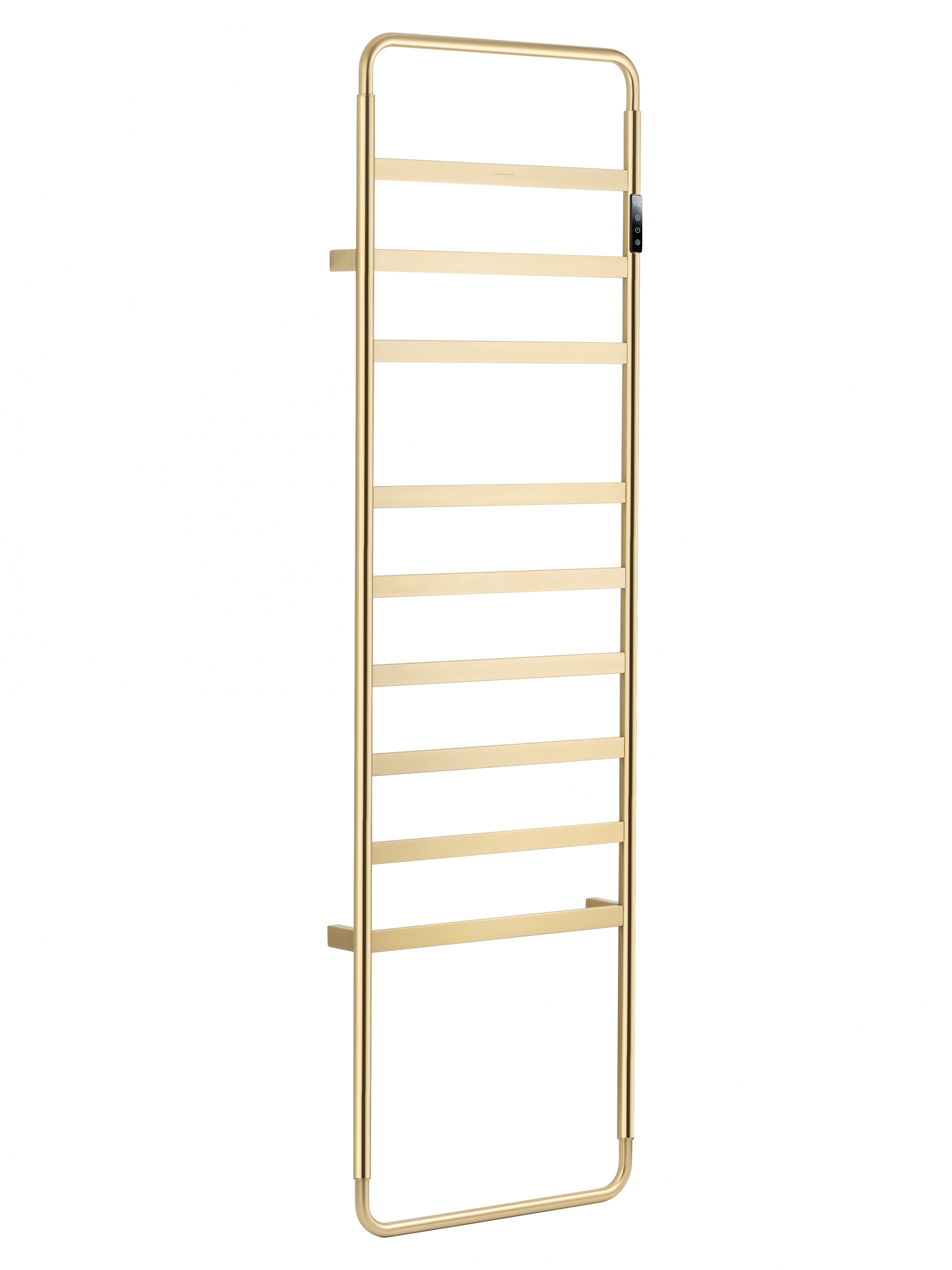 Полотенцесушитель электрический WONZON & WOGHAND DÜSSELDORF, Брашированное золото (WW-A204-BG)