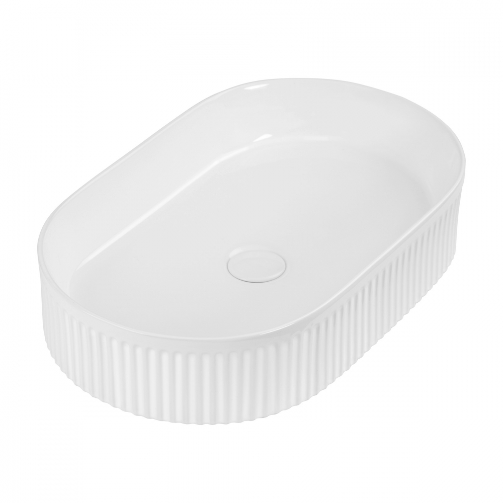 Раковина накладная 57см ABBER BEQUEM AC2116 белый