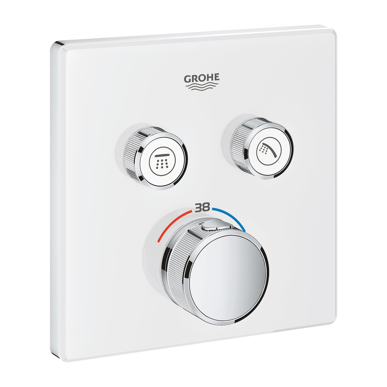 Термостат для ванны с душем Grohe Grohtherm SmartControl 29156LS0 белая луна