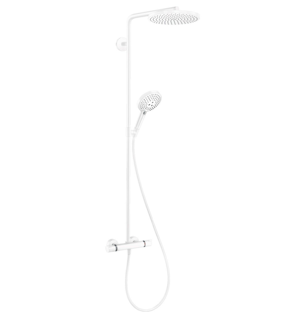 Душевая система Hansgrohe Raindance select s Showerpipe 1jet p с термостатом 27633700