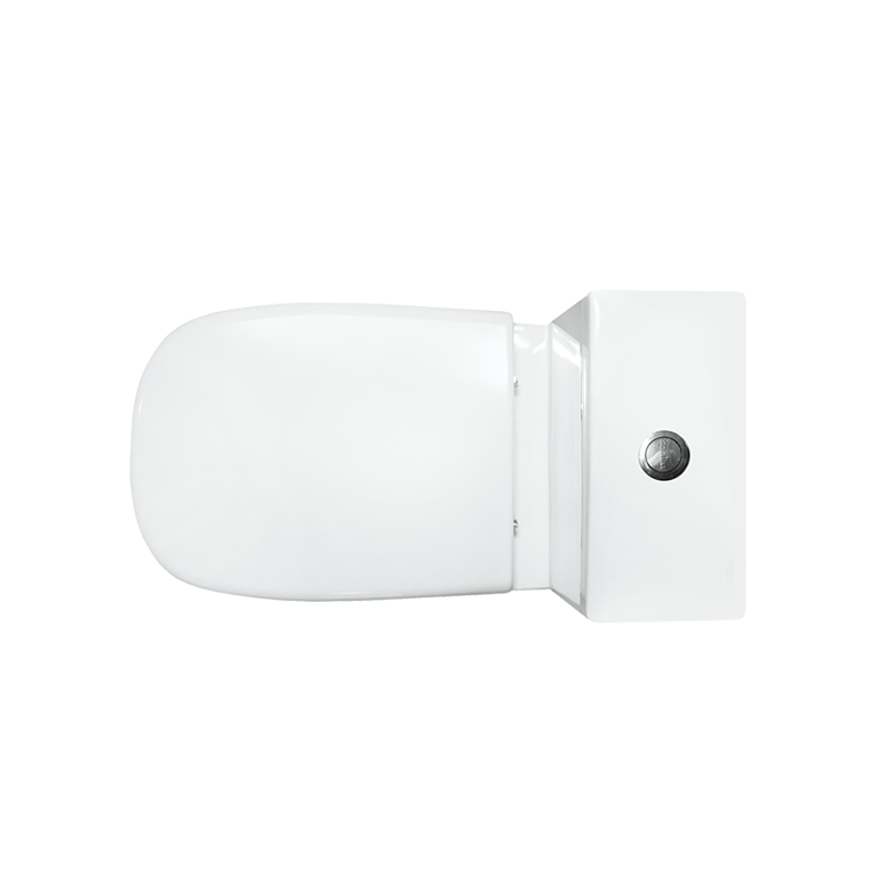 Унитаз Sanita Luxe Quadro с биде QDRSLCC01040522B с бачком и тонким сиденьем микролифт