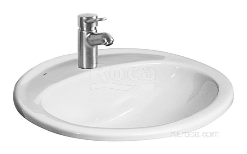 Раковина встраиваемая сверху 52см Roca Adora 327204000 белый