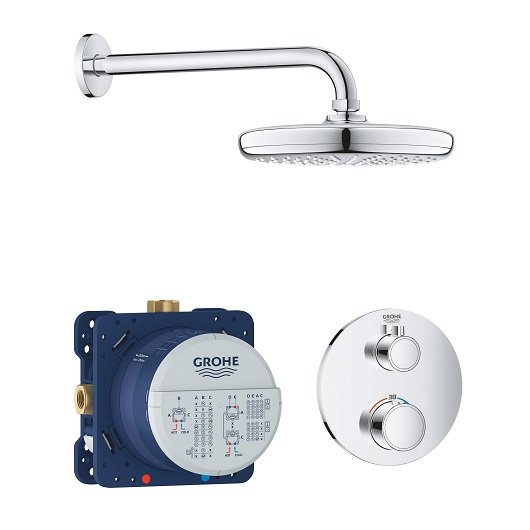 Встраиваемая душевая система Grohe Grohtherm 34726000 хром