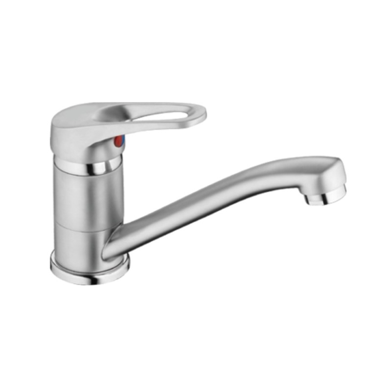 Смеситель для кухни Haiba HB4513-1, серый