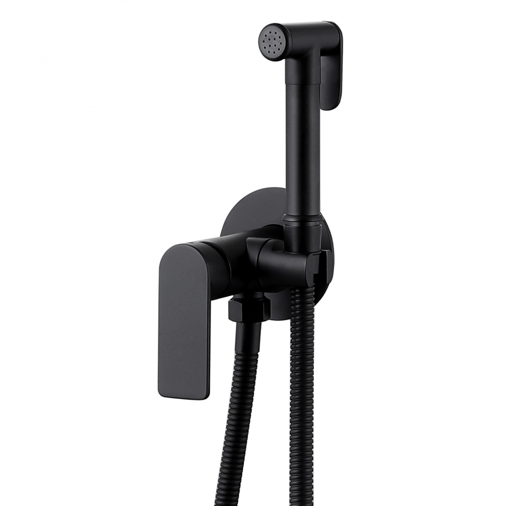 Гигиенический душ ABBER Weiss Insel AF8025B черный матовый