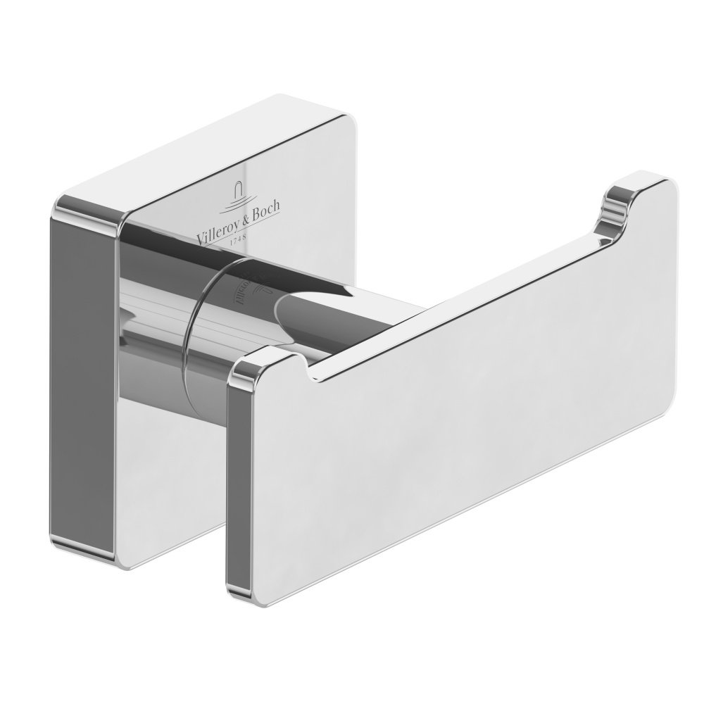 Крючок двойной Villeroy & Boch Elements-Striking TVA15201200061 хром