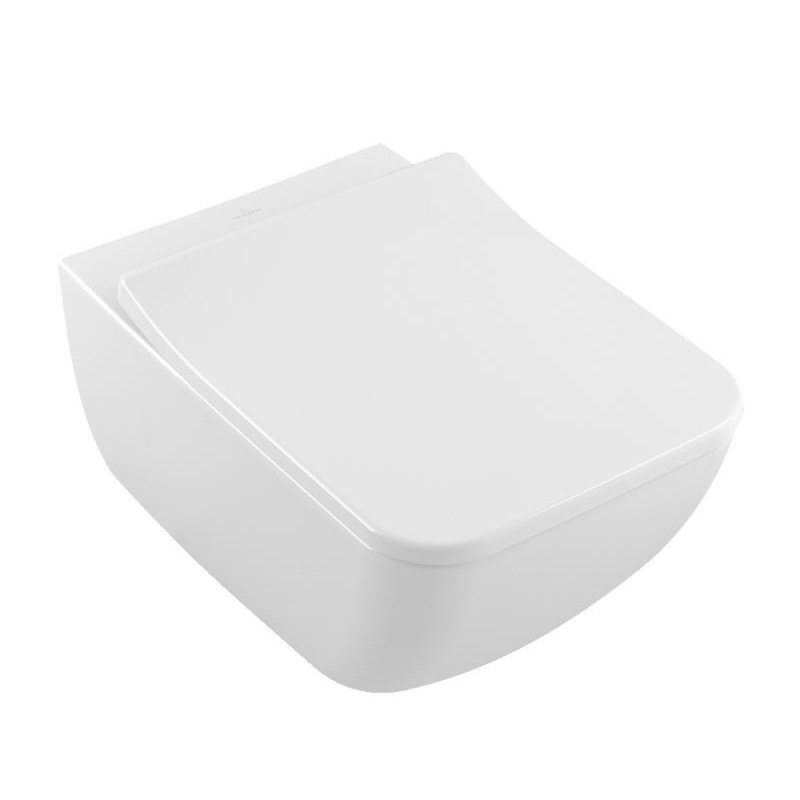 Унитаз подвесной безободковый Villeroy & Boch Venticello Pack 4611RS01 с сиденьем микролифт