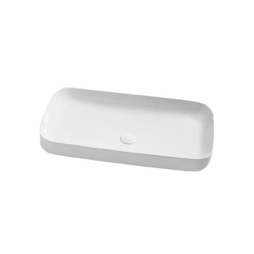 Раковина накладная 75см Azzurra Elegance ESO75 bi*0 белый