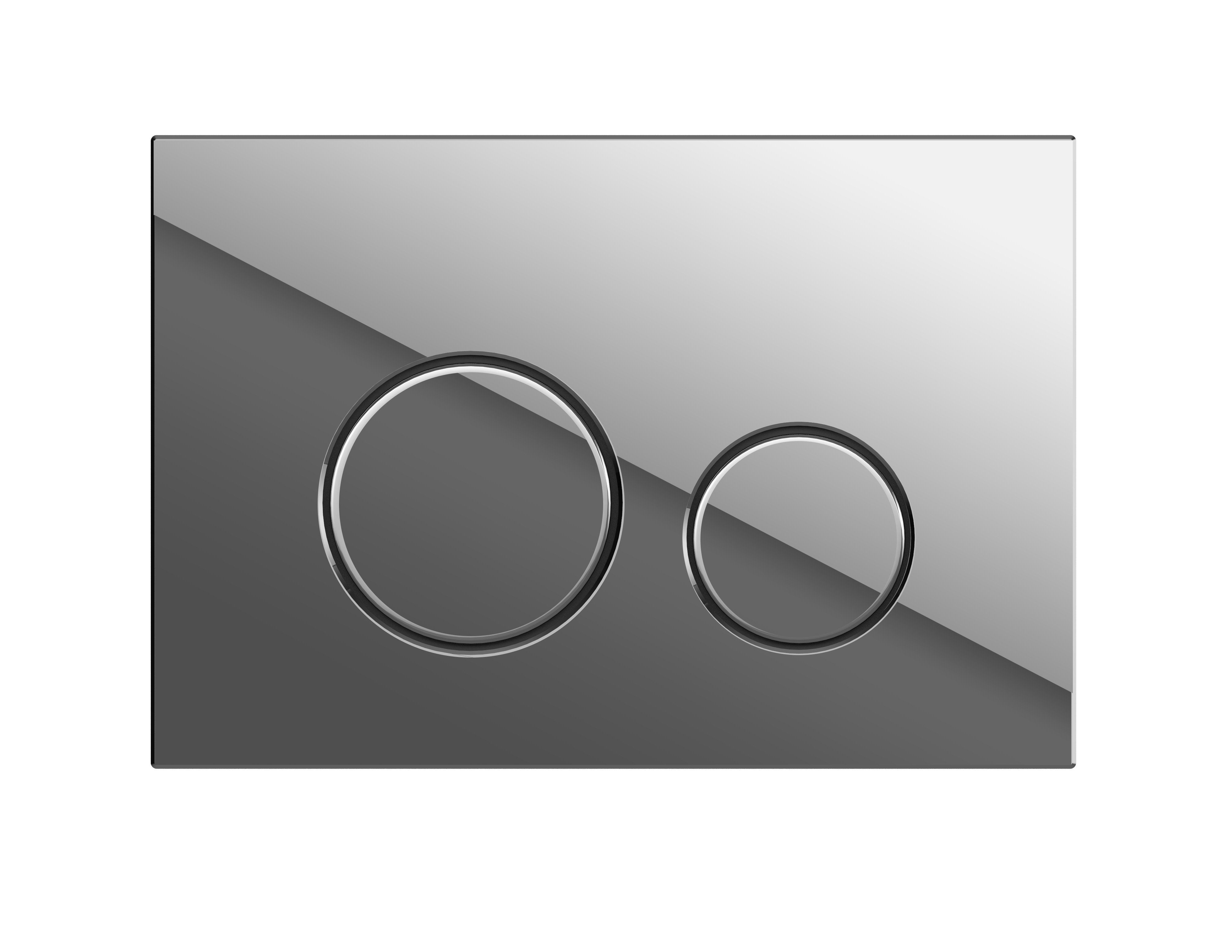 Кнопка смыва Cersanit TWINS 63523 хром глянцевый