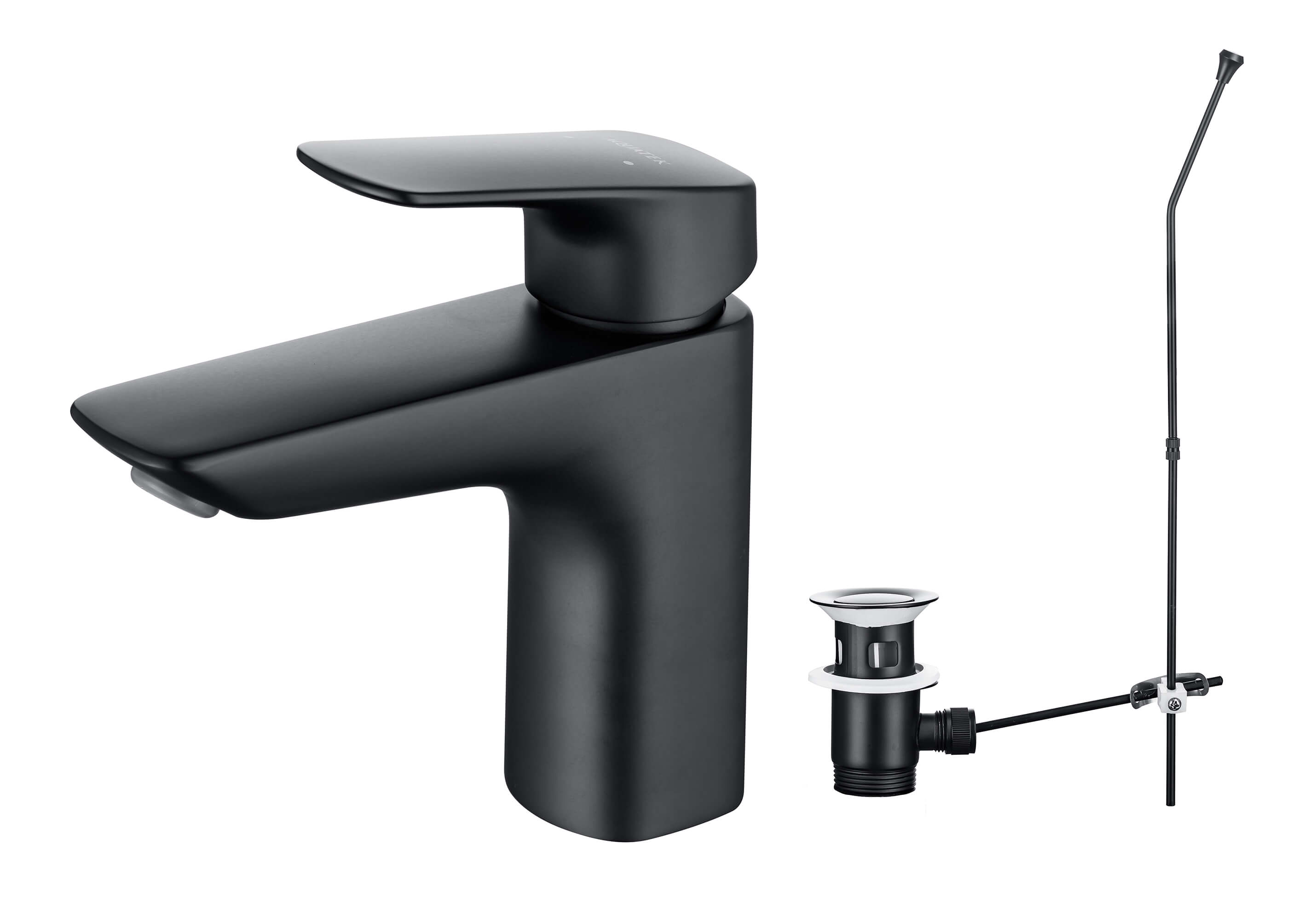 Смеситель для раковины Aquatek Вега AQ1011MB черный матовый