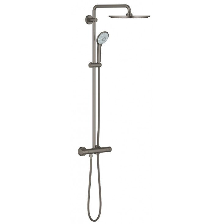 Душевая стойка Grohe Euphoria System 26075AL0 темный графит матовый