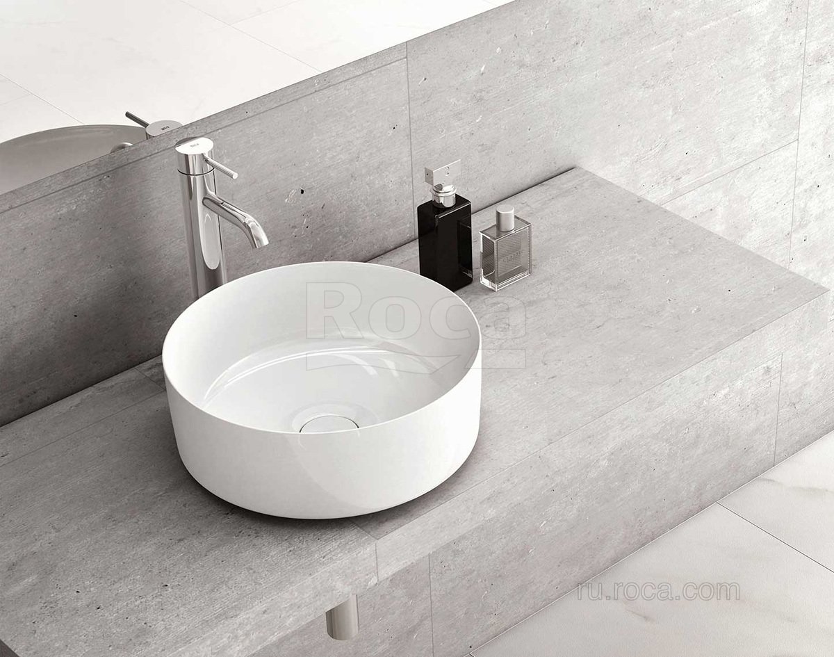 Раковина накладная 37см Roca Inspira 32752R000 белый